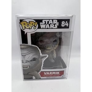 Funko Pop Varmik Star Wars #84 with Protective Cover